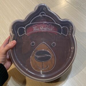 Tim Hortons Timbits Brown Bear-Shaped Container